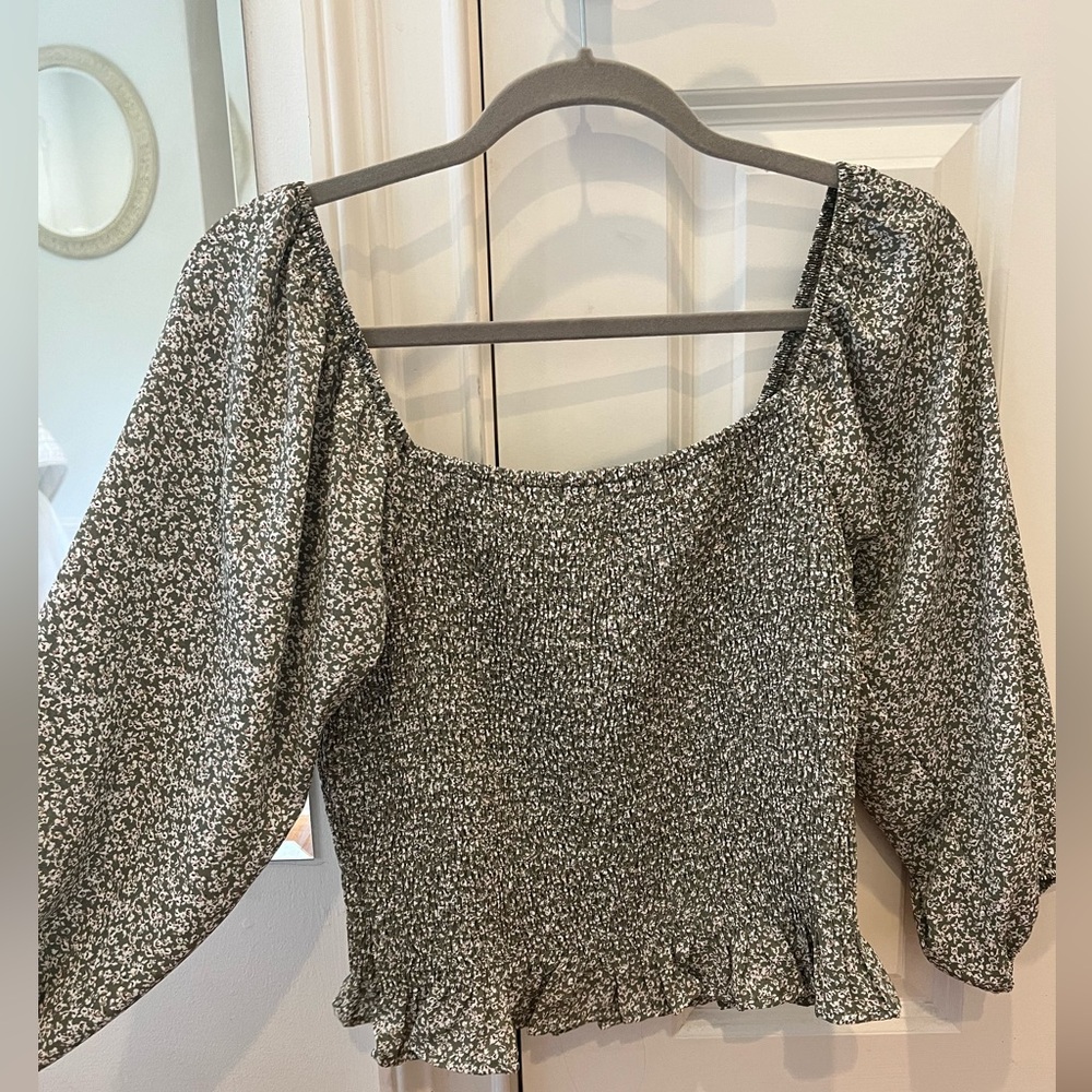 paper crane blouse!!!